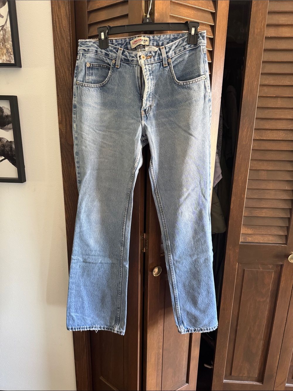 LONDONJEAN Women's Light Blue Boot Cut Jeans